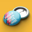 Load image into Gallery viewer, Badge - Make Cake Not War!